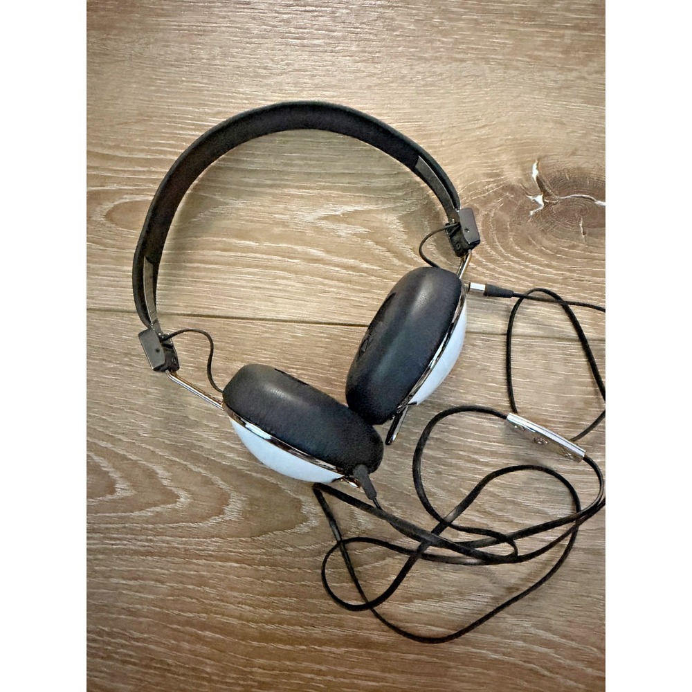 Skullcandy Navigator Mic3 On-Ear Wired Headphones White Tested Working
